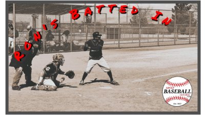 Ron Mathis Baseball Ron’s Batted In