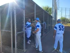 OK Baseball teammate dugout