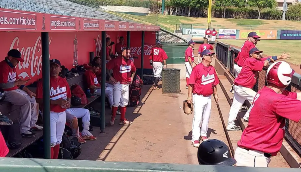 CC Outlaws dugout